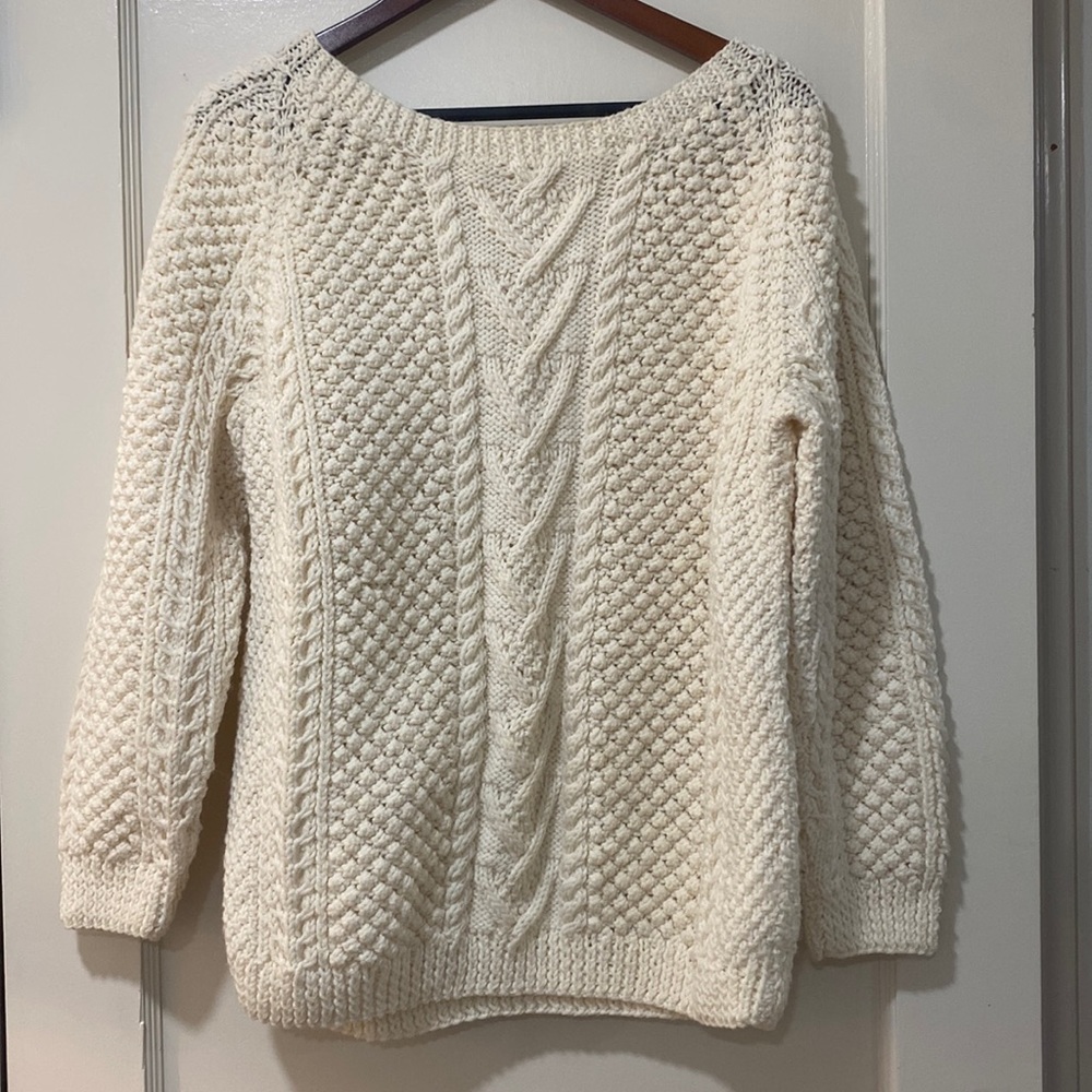 Vintage Handmade Knit Pullover Sweater